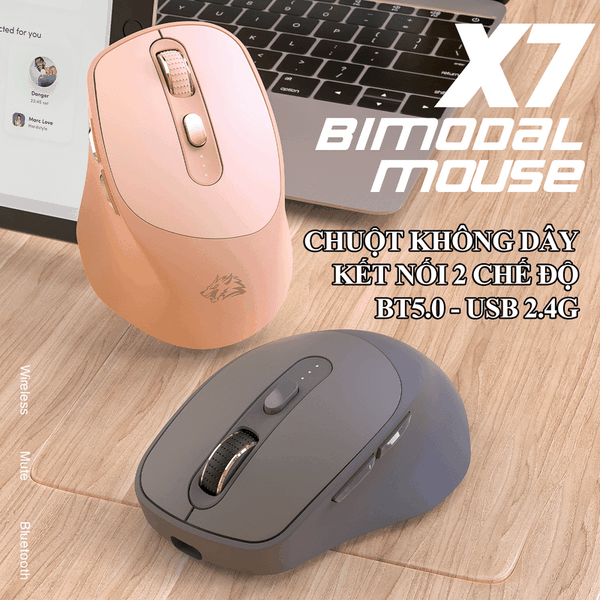 Chuột không dây Bluetooth X7 Wireless