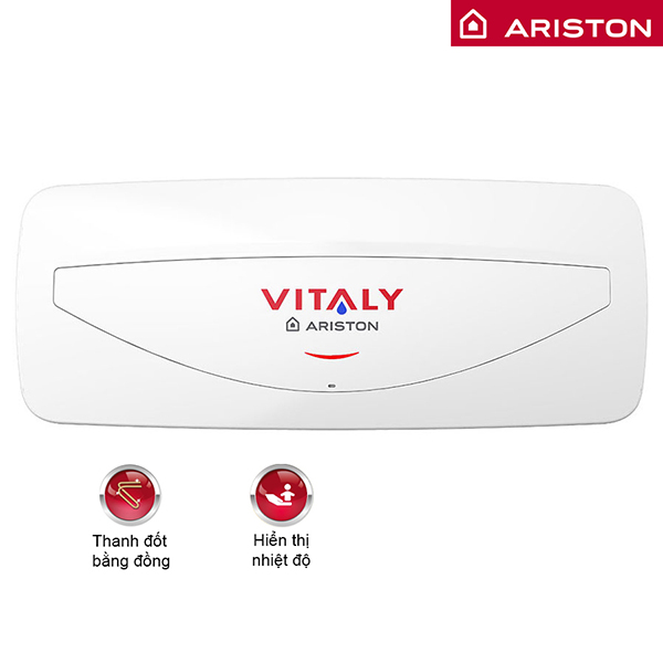Máy nước nóng gián tiếp Ariston 20 lít 2500W VITALY 20 SLIM 2.5 FE